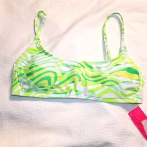 NWT BIKINI TOP SWIM SWIMSUIT YOGA BRA TOP